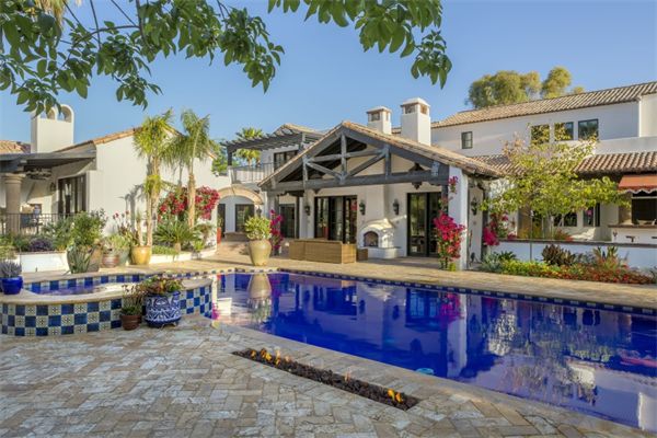 Spanish-Inspired Pool Terrace